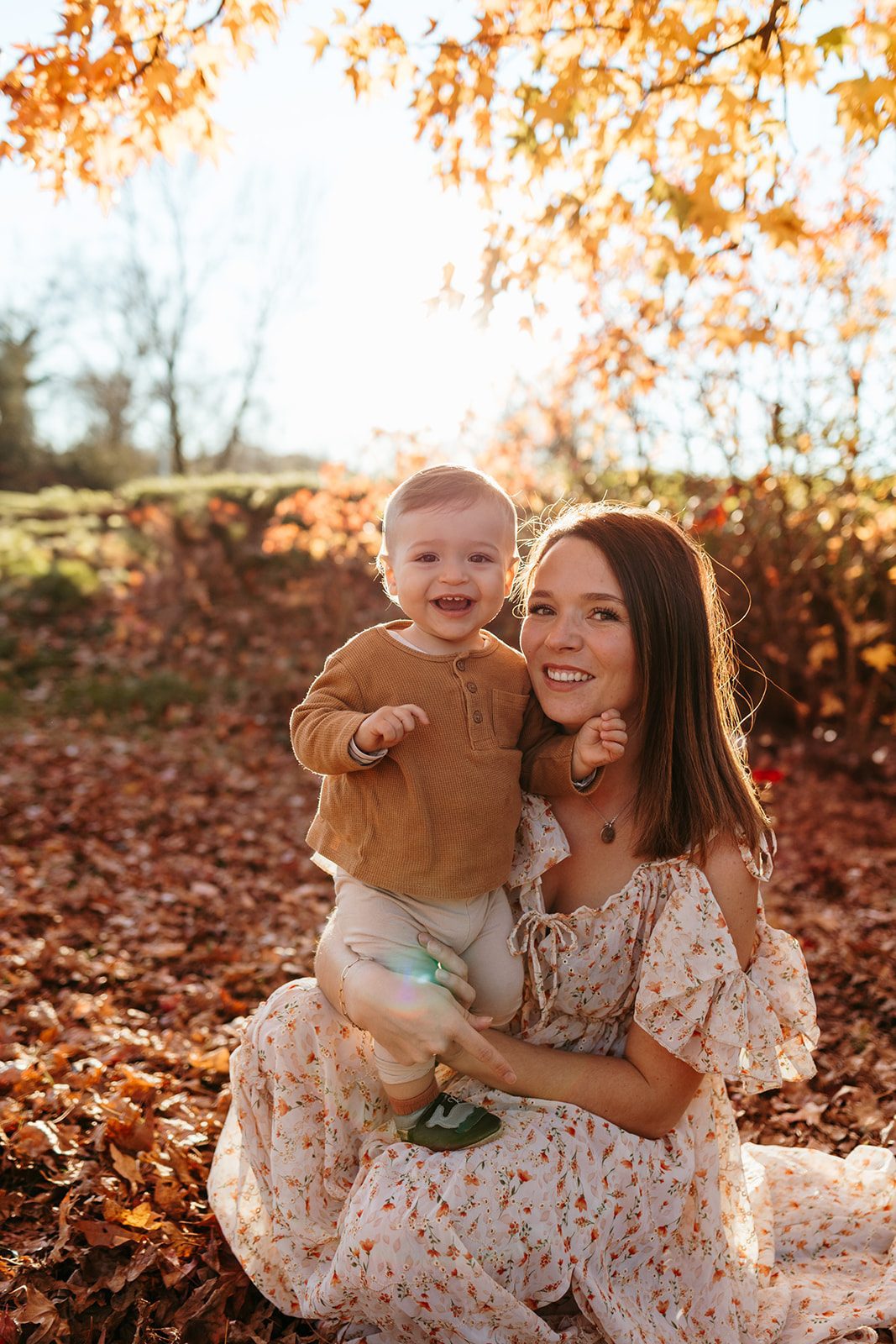 séance photo d'une maman avec son bébé à Pau (64)