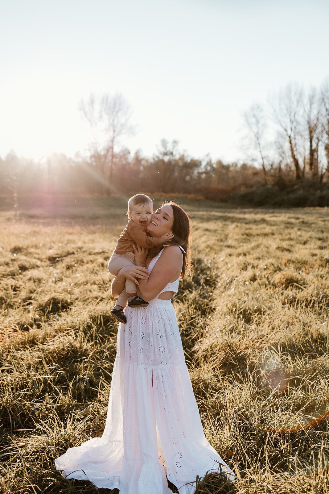 séance photo d'une maman avec son bébé à Pau (64)