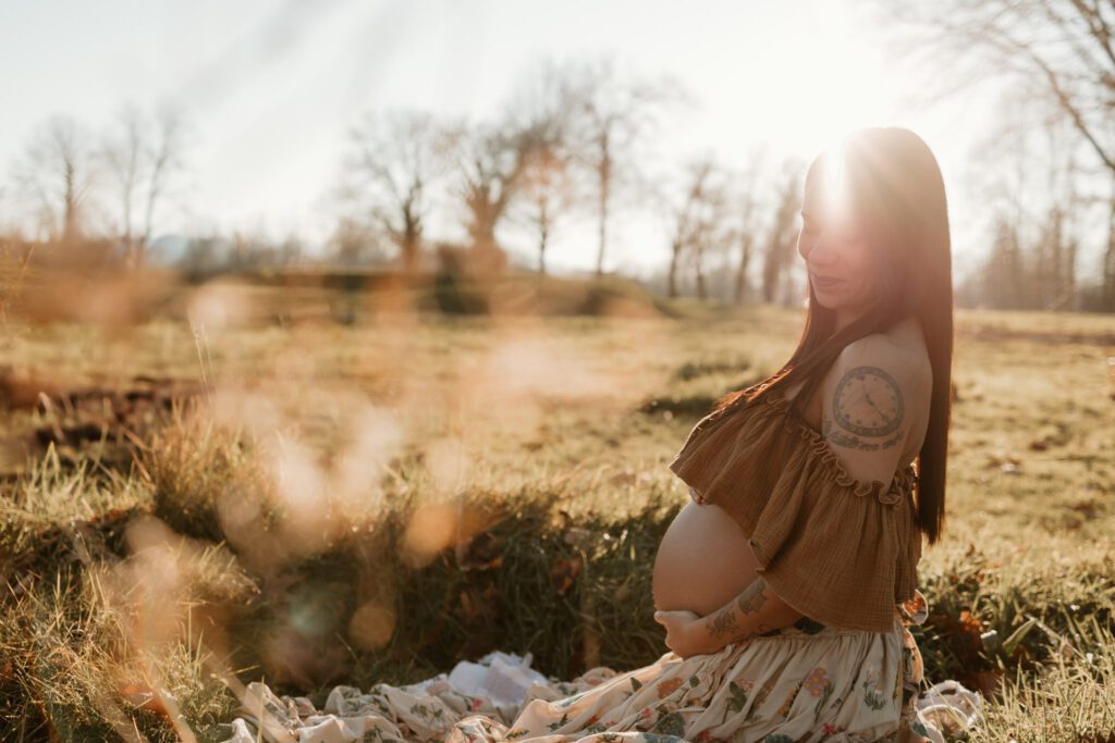 séance photo grossesse au domaine de Sers à Montardon