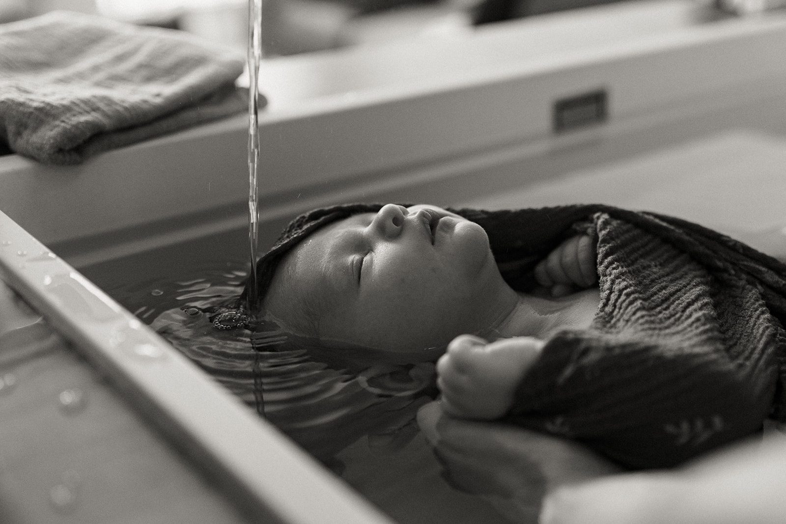 Thalasso Bain bébé photographié par Marine Delforge