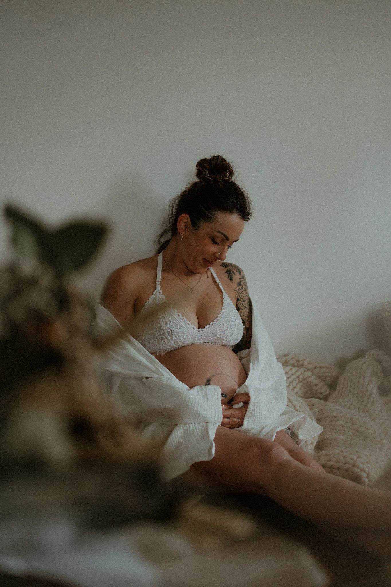Grossesse intimiste à domicile